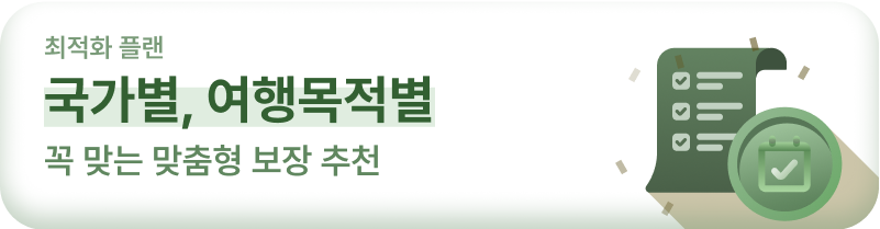 출국전 보험 혜택